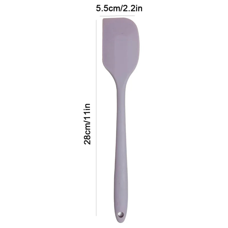 Espátula de creme de silicone Espátula de manteiga antiaderente Utensílios de cozinha resistentes ao calor Utensílios para assar bolos DIY