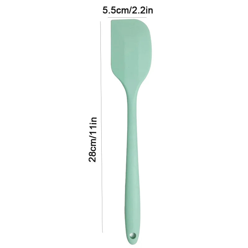 Espátula de creme de silicone Espátula de manteiga antiaderente Utensílios de cozinha resistentes ao calor Utensílios para assar bolos DIY