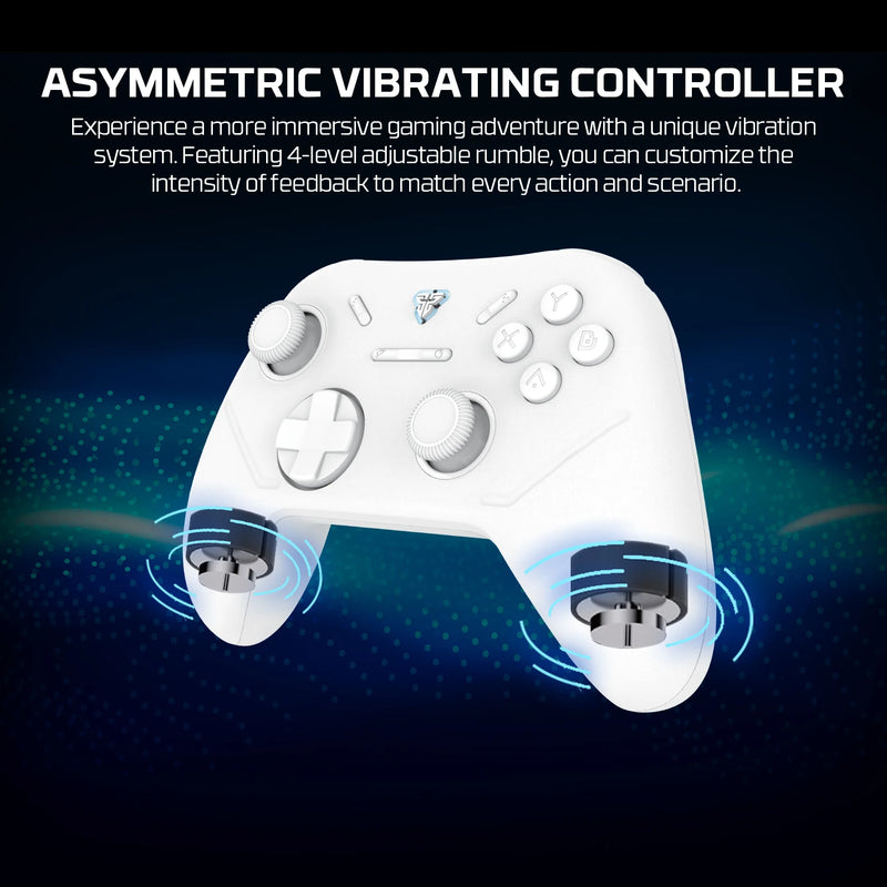 Controle de jogo sem fio fan tech shooter III WG P13S com gatilhos de efeito hall e joystick de 1000 Hz para PC Android NS