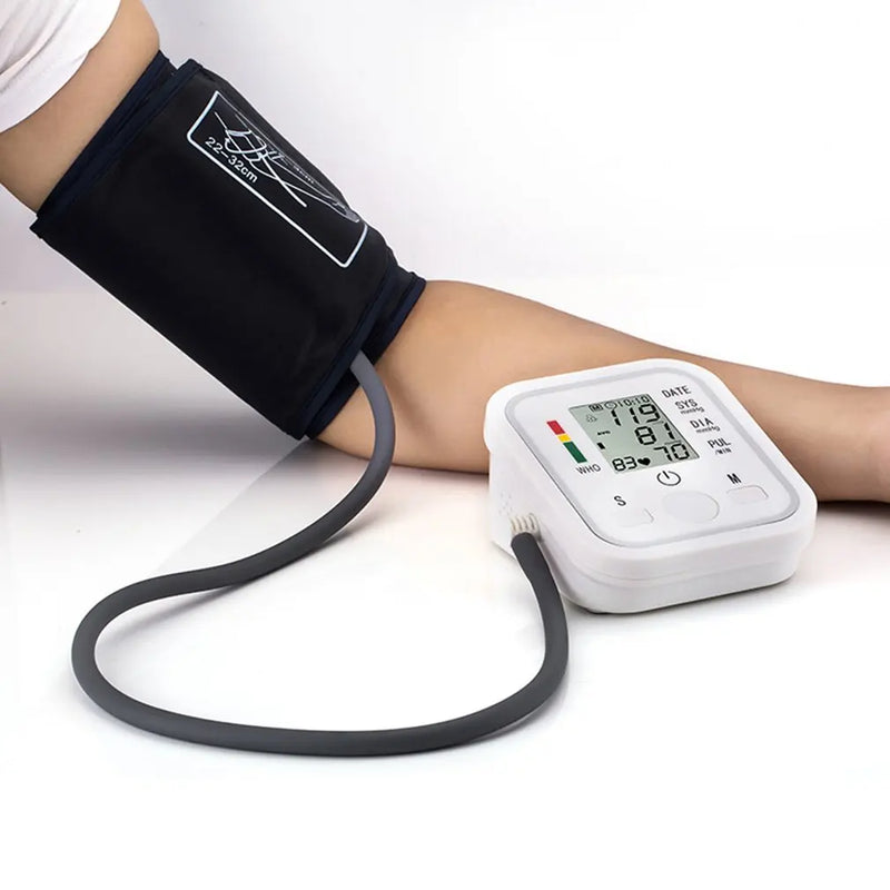 tens medidor de IO medidor de frequência cardíaca medidor de pulso monitor de PA medidor de pressão arterial digital de braço saudável manguito médico automático tonômetro de pressão