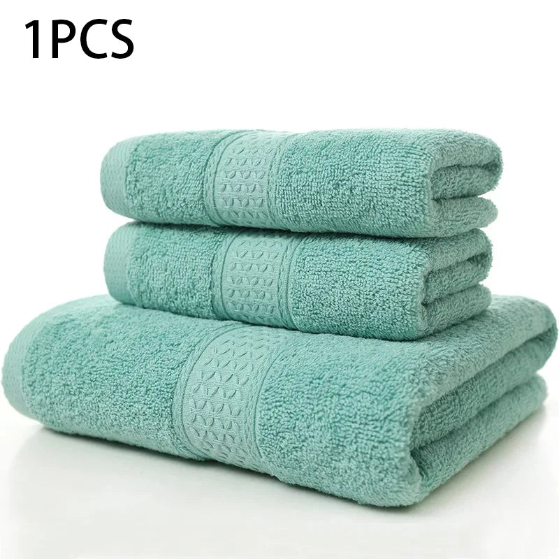 Nova toalha doméstica espessada 100% algodão puro, toalha de banho macia e absorvente para adultos, toalha grande para adultos em jacquard de cor lisa