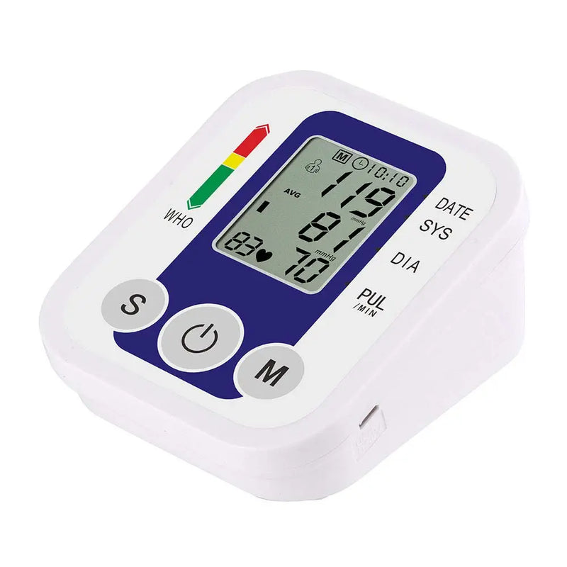 tens medidor de IO medidor de frequência cardíaca medidor de pulso monitor de PA medidor de pressão arterial digital de braço saudável manguito médico automático tonômetro de pressão