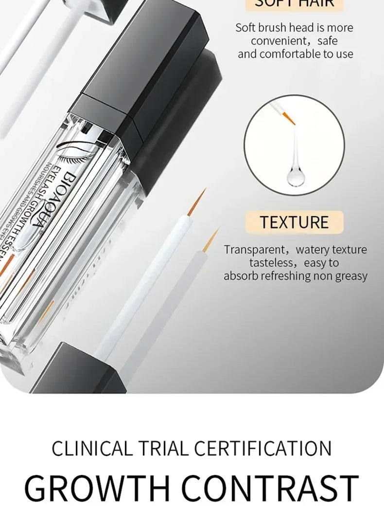 Tratamento de Crescimento Rápido Sérum para Cílios Alongamento de Cílios Maquiagem Poderosa Cílios Mais Grossos Curvatura Natural Levantamento de Cílios Produto de Cuidado NOVO