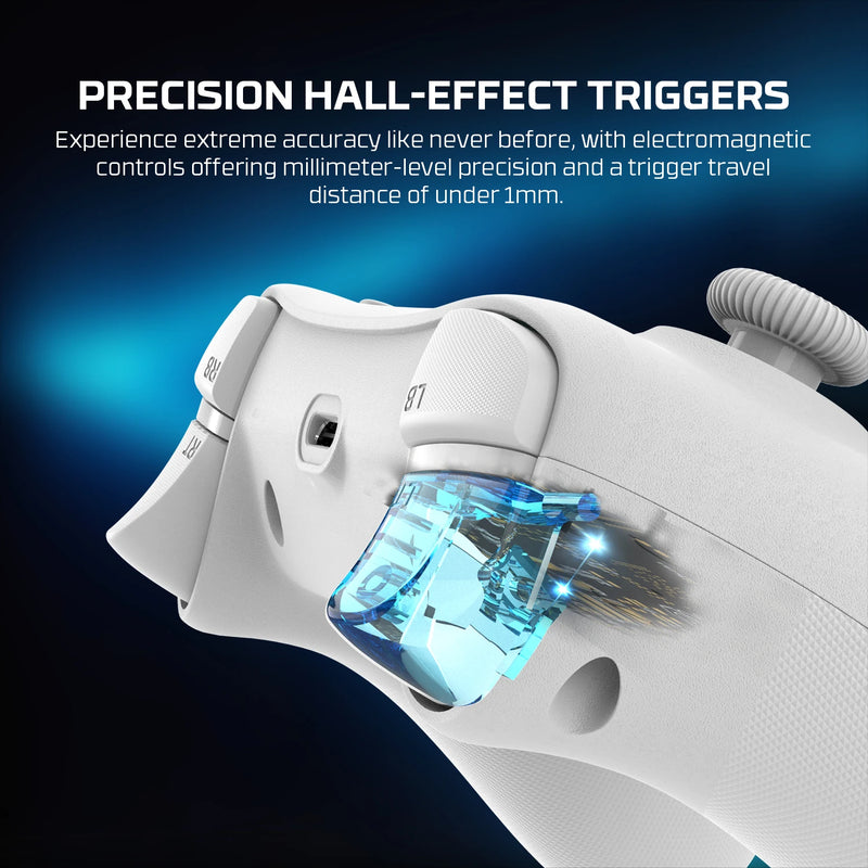 Controle de jogo sem fio fan tech shooter III WG P13S com gatilhos de efeito hall e joystick de 1000 Hz para PC Android NS