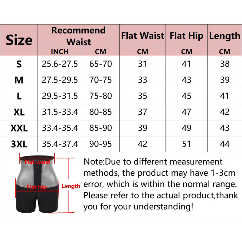 Calças de sauna com suor, shorts modeladores corporais, perda de peso, modelador de cintura feminino, barriga, quente, térmica, suor, fitness