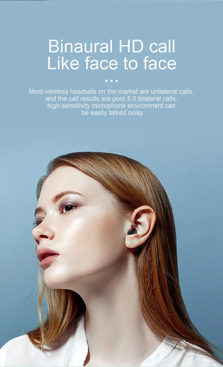 Fones de ouvido sem fio originais A6St WS, fones de ouvido Bluetooth, esportivos estéreo F one, fones de ouvido Bluetooth