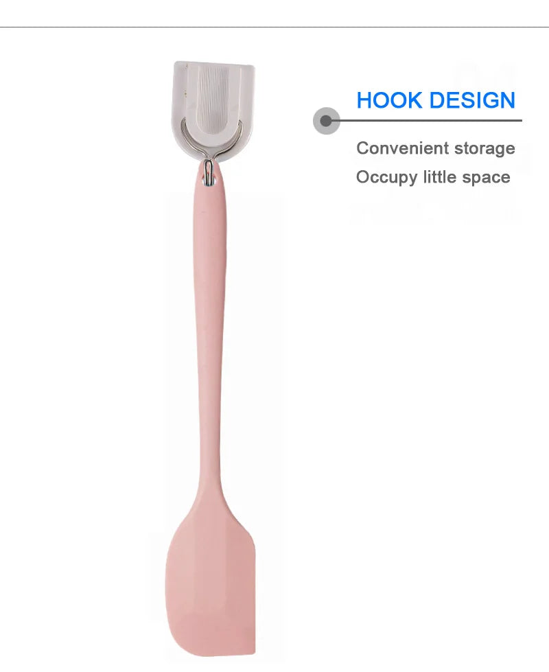 Espátula de creme de silicone Espátula de manteiga antiaderente Utensílios de cozinha resistentes ao calor Utensílios para assar bolos DIY
