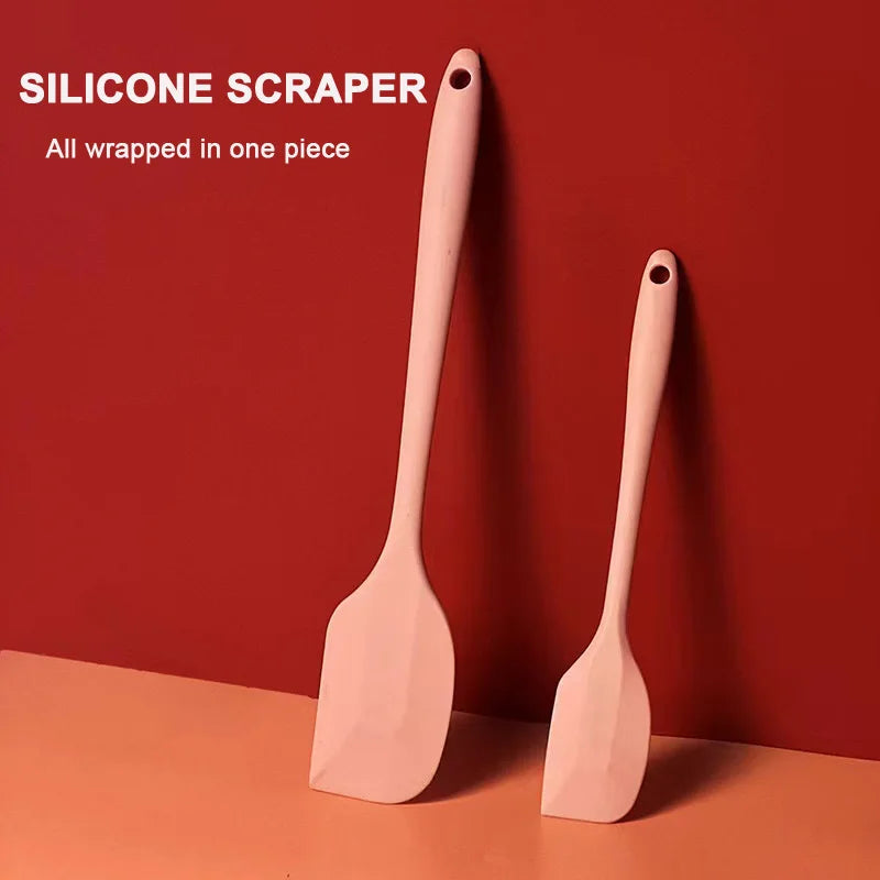 Espátula de creme de silicone Espátula de manteiga antiaderente Utensílios de cozinha resistentes ao calor Utensílios para assar bolos DIY
