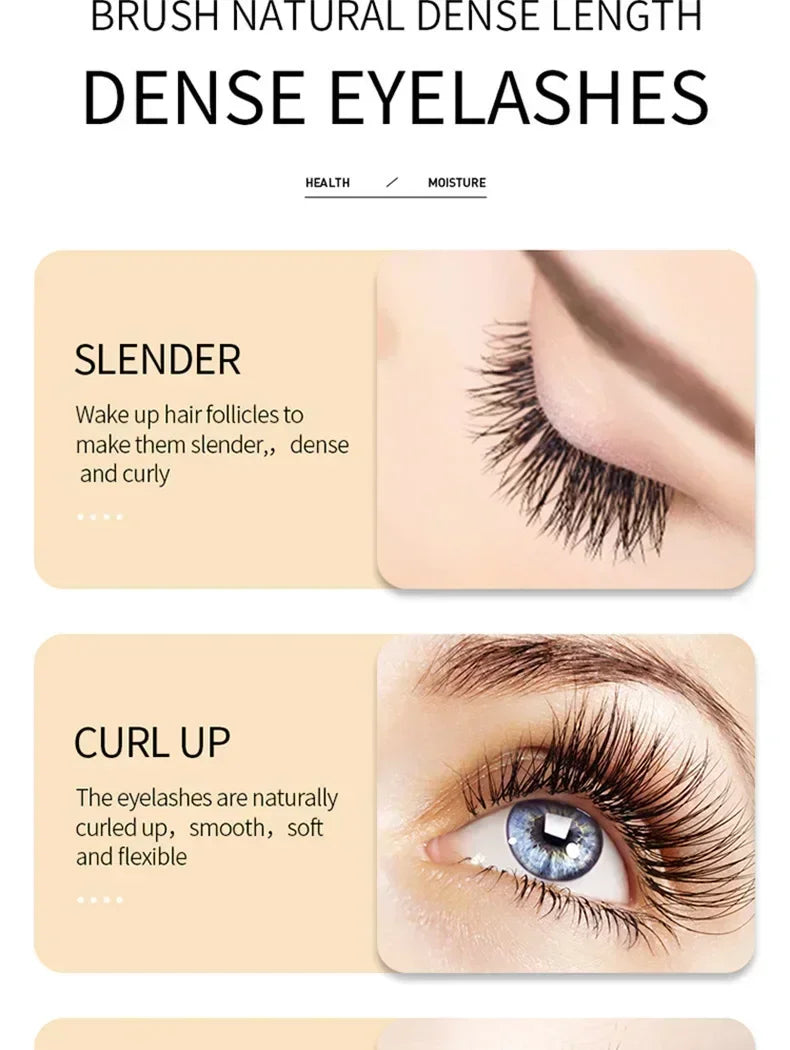 Tratamento de Crescimento Rápido Sérum para Cílios Alongamento de Cílios Maquiagem Poderosa Cílios Mais Grossos Curvatura Natural Levantamento de Cílios Produto de Cuidado NOVO