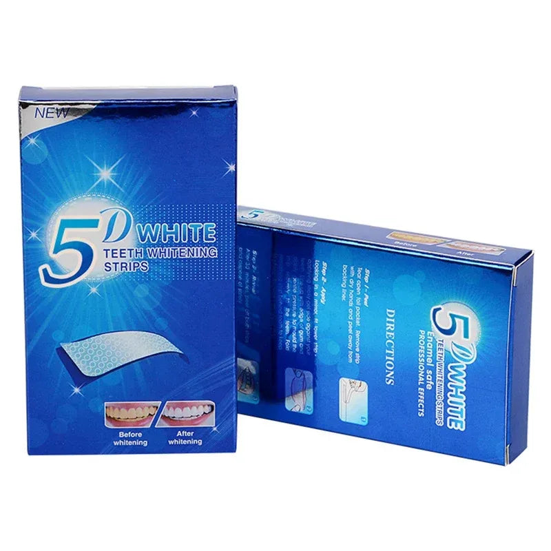 Pasta de dente 5D, pasta de dente branca brilhante, pasta de dente verde, pasta de dente neutra, 7 sachês e 14 unidades