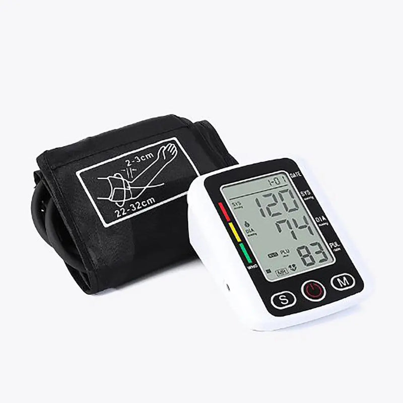 tens medidor de IO medidor de frequência cardíaca medidor de pulso monitor de PA medidor de pressão arterial digital de braço saudável manguito médico automático tonômetro de pressão