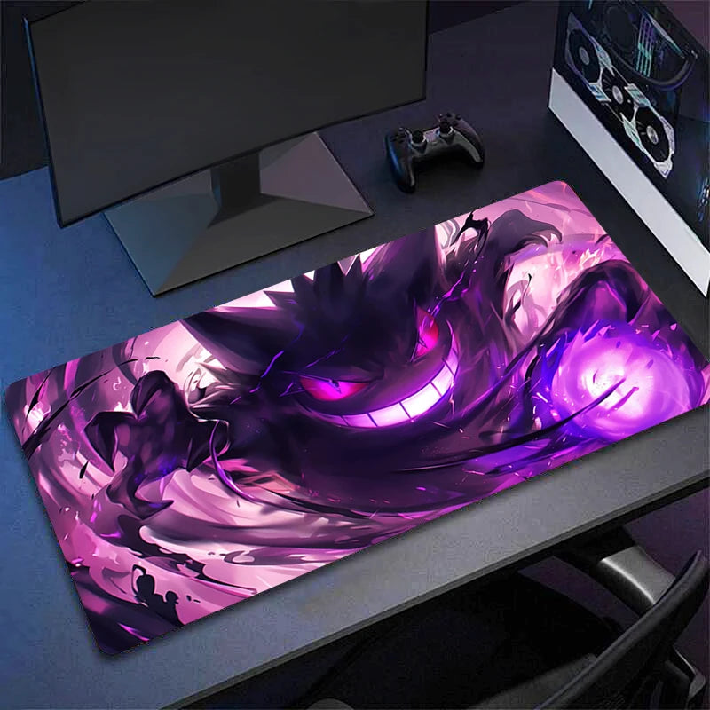Mouse pad fofo de anime G-gengar Gamer Mousepads Mousepad grande para jogos Tapete de teclado grande para mesa para computador Laptop Mouse pads XXL