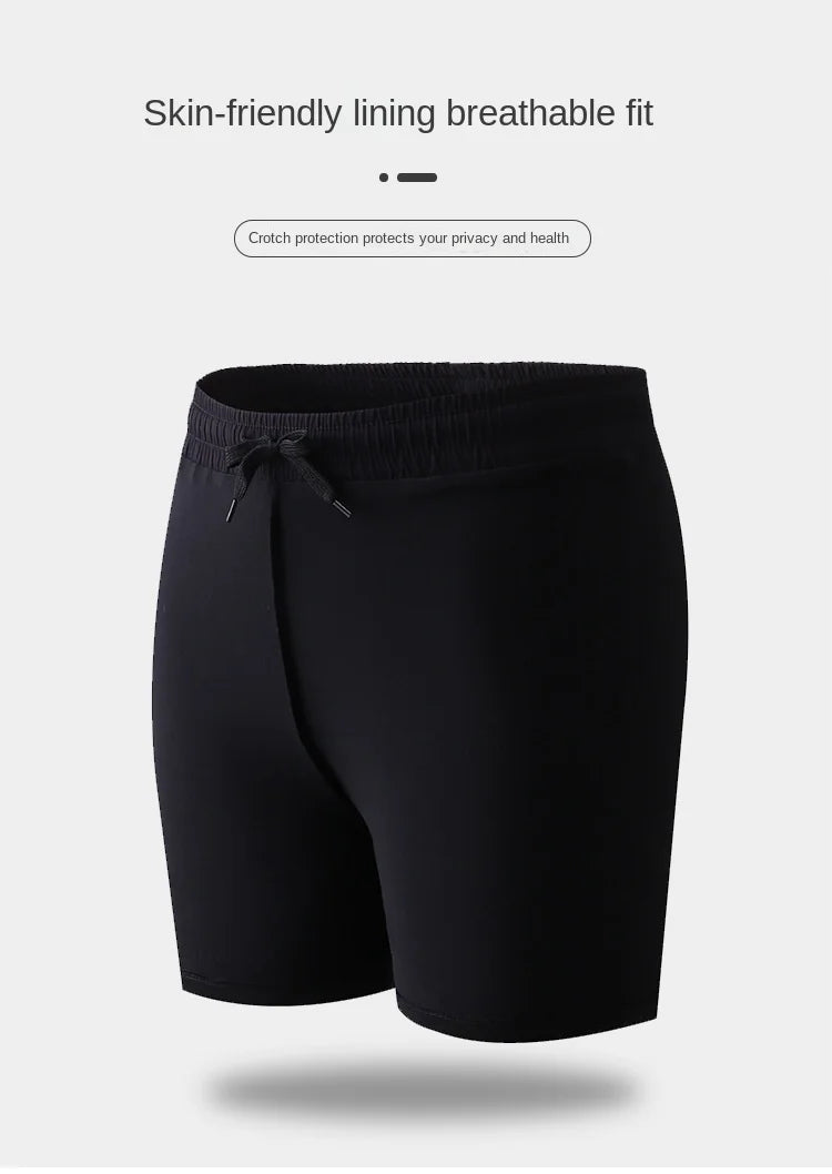 5/1Shorts esportivos masculinos Aloe Pants, calções de banho de duas camadas: estilosos, de secagem rápida e confortáveis para praia, piscina e fontes termais!