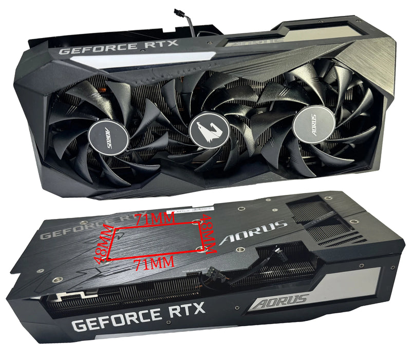 Dissipador de calor de placa de vídeo OE para RTX3070 vi original para Gigabyte A ou US GE Force RTX 3070 master placa de vídeo de substituição GPU dissipador de calor