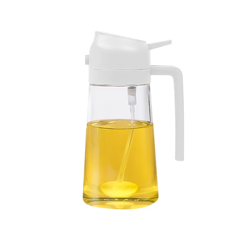 Novo spray de óleo de plástico de 500ml, frasco pulverizador atomizado para perda de gordura, artefato de óleo, frasco pulverizador para churrasco, ferramenta de cozinha