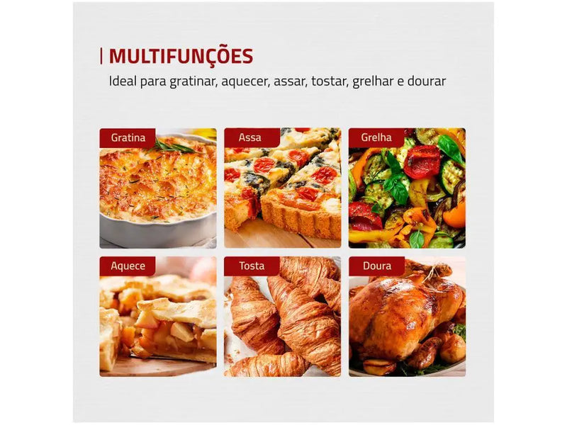 Forno elétrico de bancada Mondial com timer - 220V