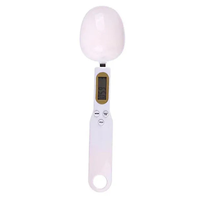 Mini balança de colher digital para cozinha balança eletrônica de alimentos LCD 0,1-500g farinha para cozinhar leite café pó peso medida colher