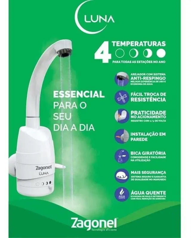 zagoneLuna torneira multitemperatura branca