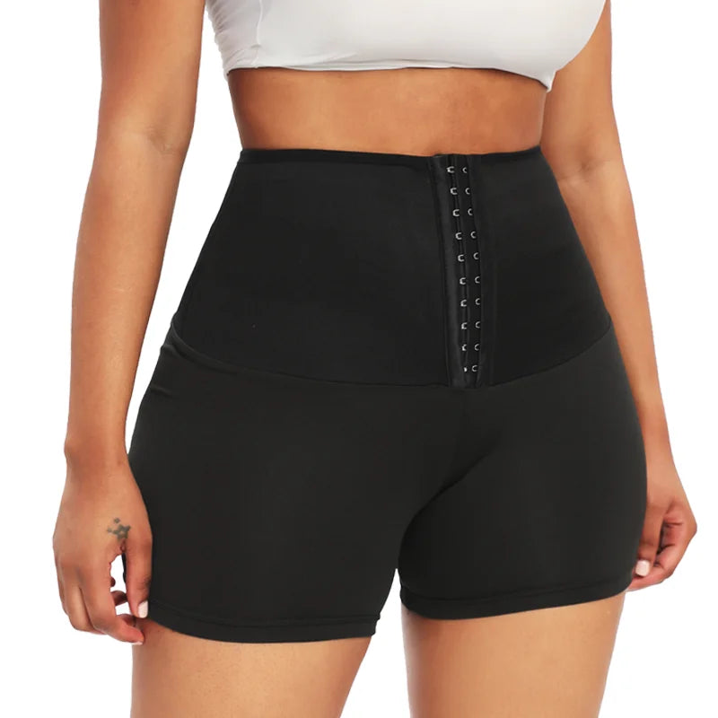 Calças de sauna com suor, shorts modeladores corporais, perda de peso, modelador de cintura feminino, barriga, quente, térmica, suor, fitness