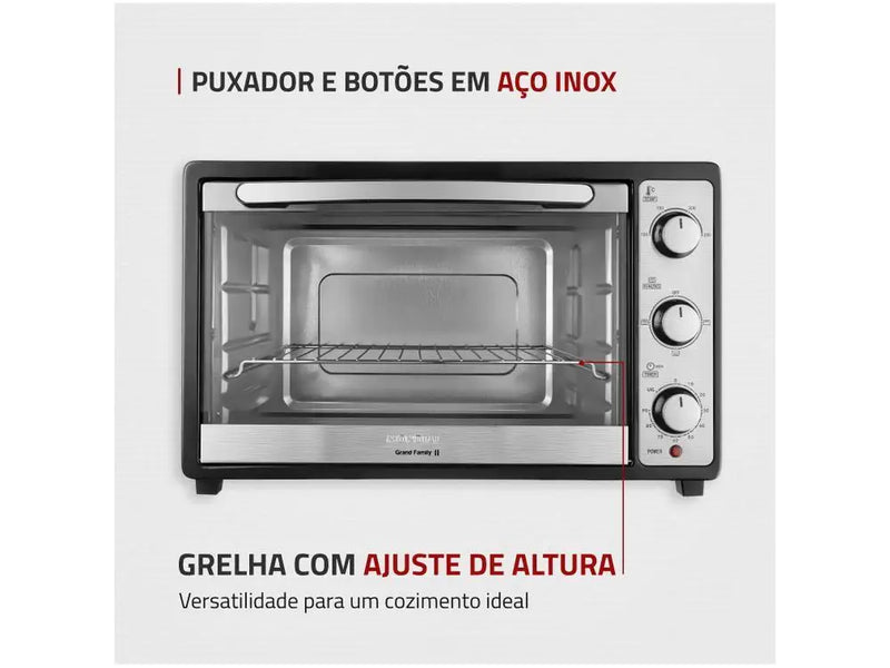 Forno elétrico de bancada Mondial com timer - 220V
