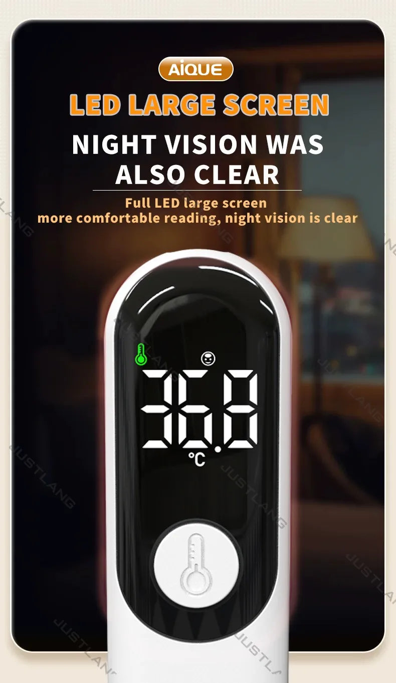 Termômetro infravermelho digital LCD medição corporal crianças adulto febre IR crianças sem contato termo o metro