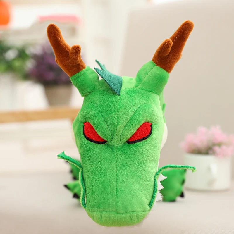 Brinquedos de pelúcia de anime Shenron de 80/100 cm, presentes de Natal, bonecos de simulação Kawaii Shenron, bonecos de desenho animado, modelo de adereço para cosplay