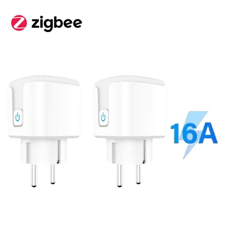 Tomada inteligente WiFi TU EU16A/20A, monitor de energia e controle de voz, temporização e controle de vida inteligente, funciona com Alexa e Google Home