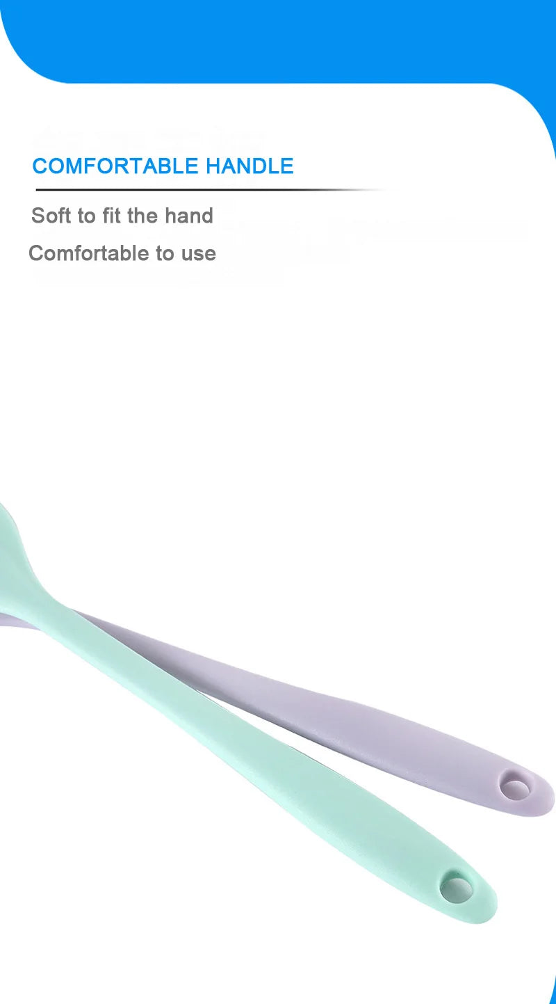 Espátula de creme de silicone Espátula de manteiga antiaderente Utensílios de cozinha resistentes ao calor Utensílios para assar bolos DIY