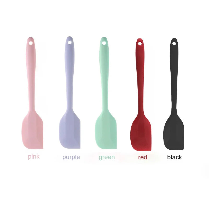 Espátula de creme de silicone Espátula de manteiga antiaderente Utensílios de cozinha resistentes ao calor Utensílios para assar bolos DIY