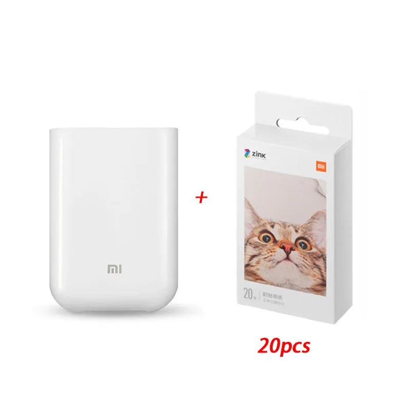 Versão global Original Xiaomi Mini Impressora Fotográfica ZINK Tecnologia Inkless Multifuncional Impressão de Vídeo AR Bluetooth 5.0 Portátil
