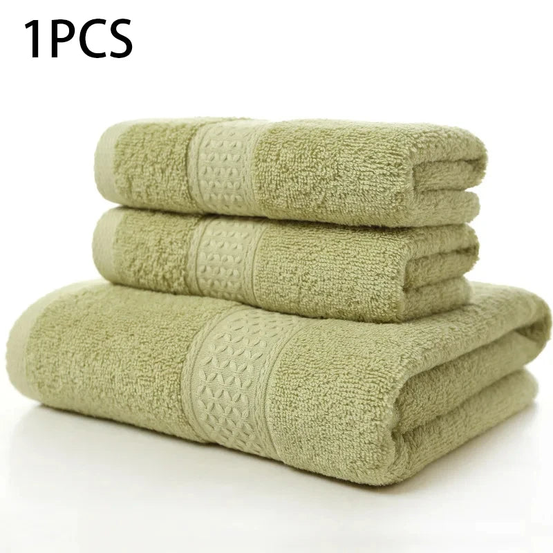 Nova toalha doméstica espessada 100% algodão puro, toalha de banho macia e absorvente para adultos, toalha grande para adultos em jacquard de cor lisa