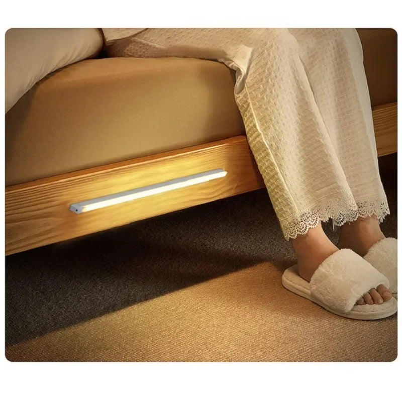 Sensor de movimento PIR Lâmpada LED portátil recarregável Iluminação interna portátil Lâmpadas USB Luzes Bateria Luz