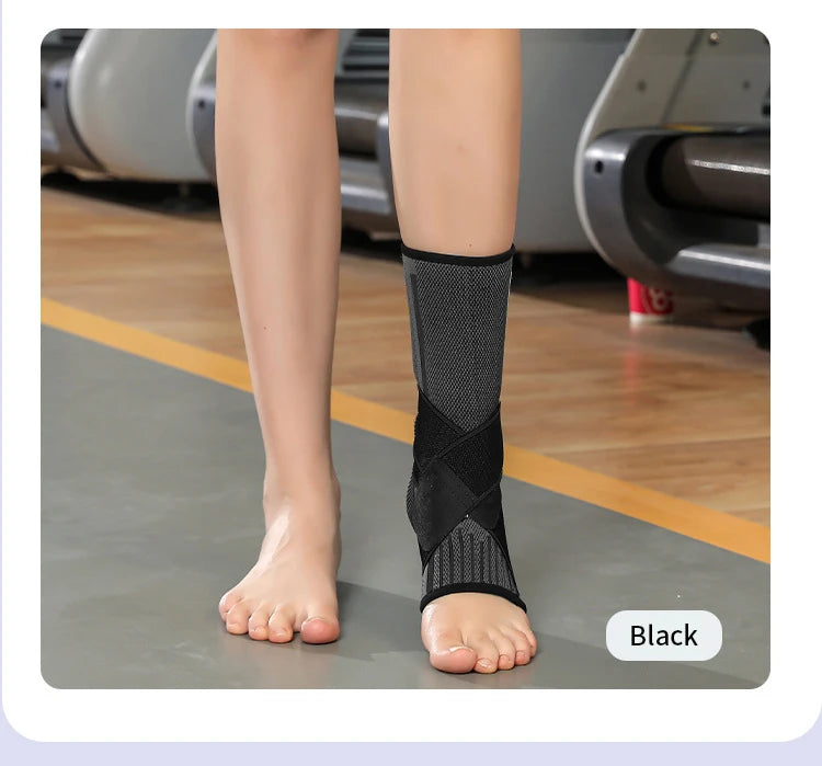 1 peça bandagem pressurizada suporte de tornozelo protetor de tornozelo cinta elástica para os pés fitness esportes academia badminton acessório