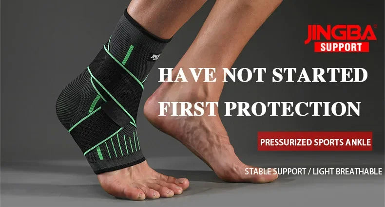 1 peça bandagem pressurizada suporte de tornozelo protetor de tornozelo cinta elástica para os pés fitness esportes academia badminton acessório