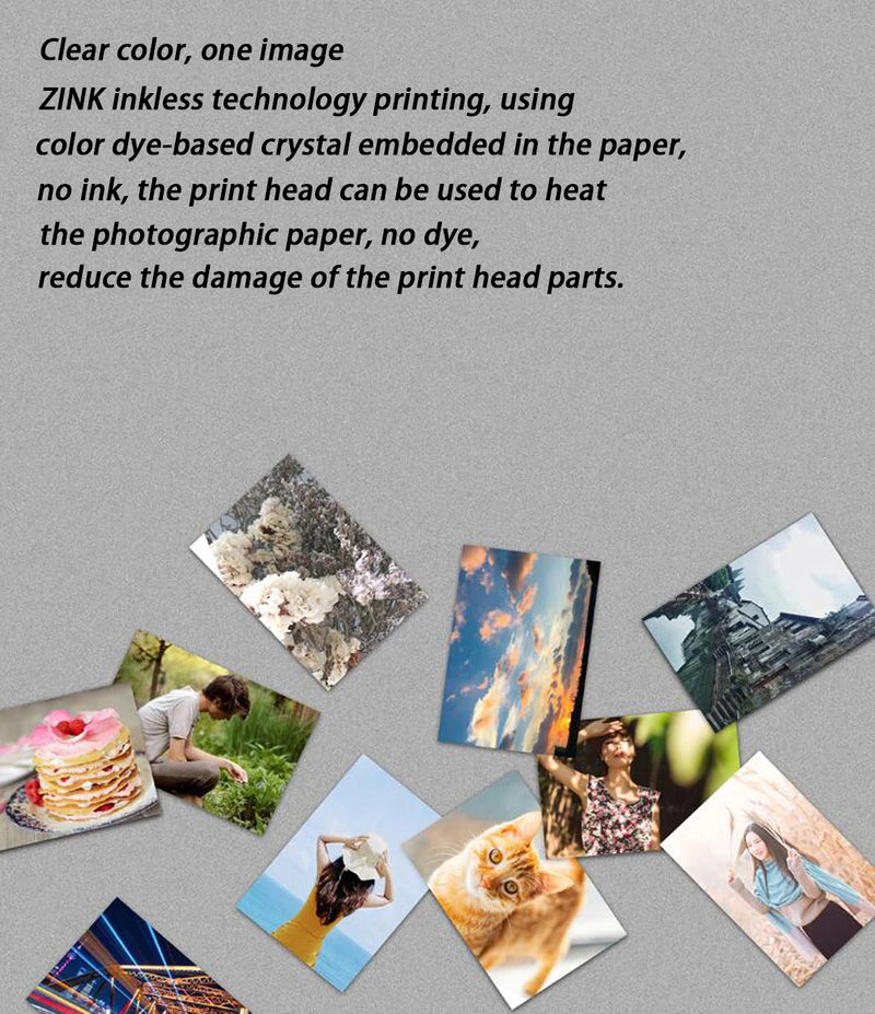 Versão global Original Xiaomi Mini Impressora Fotográfica ZINK Tecnologia Inkless Multifuncional Impressão de Vídeo AR Bluetooth 5.0 Portátil