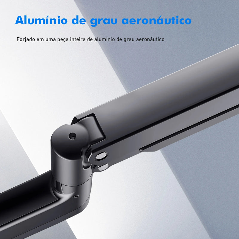 Suporte de monitor de braço articulado para mesa, monitor de movimento total, braço de mola mecânico, suporte de alumínio Mon ITOR
