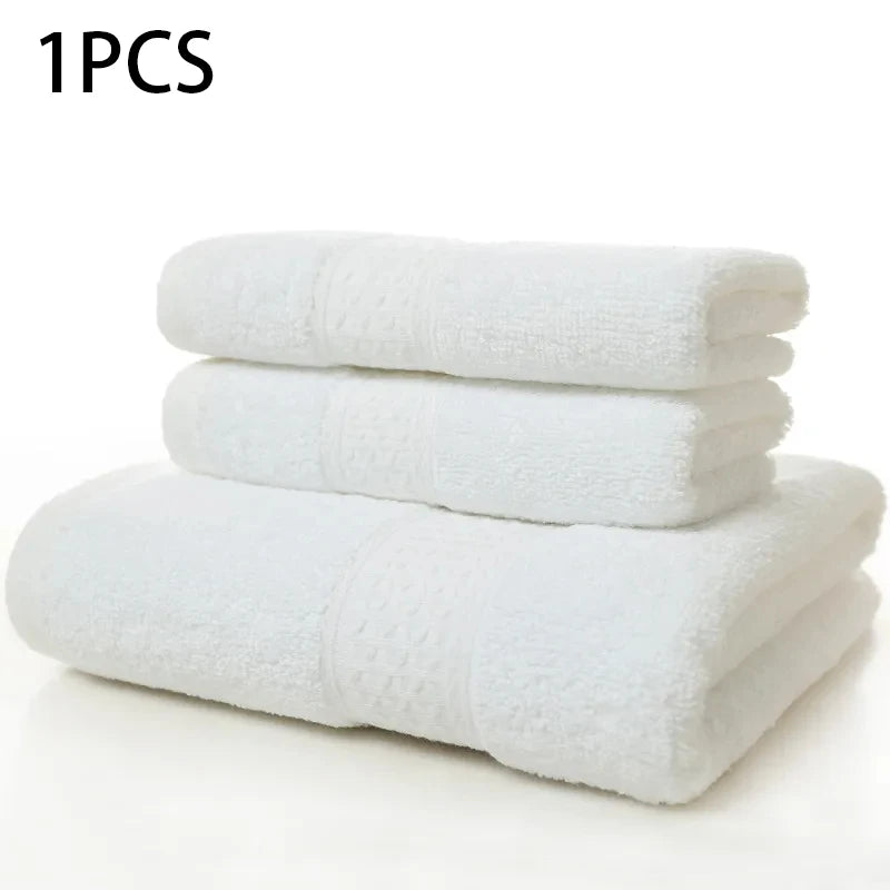 Nova toalha doméstica espessada 100% algodão puro, toalha de banho macia e absorvente para adultos, toalha grande para adultos em jacquard de cor lisa