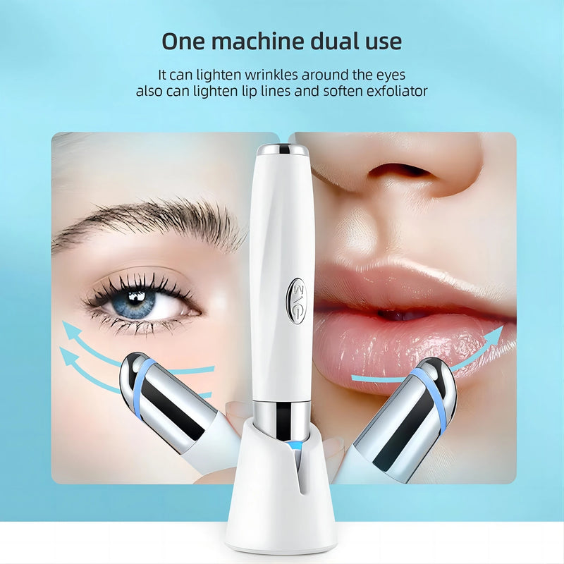 Dispositivo de beleza para os olhos 5 em 1, massageador facial, terapia com luz vermelha LED, varinha para relaxar os olhos, olheiras, bolsas, inchaço, ferramenta para cuidados com a pele