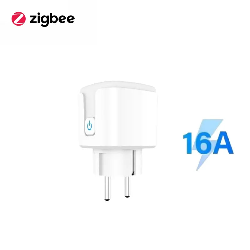 Tomada inteligente WiFi TU EU16A/20A, monitor de energia e controle de voz, temporização e controle de vida inteligente, funciona com Alexa e Google Home