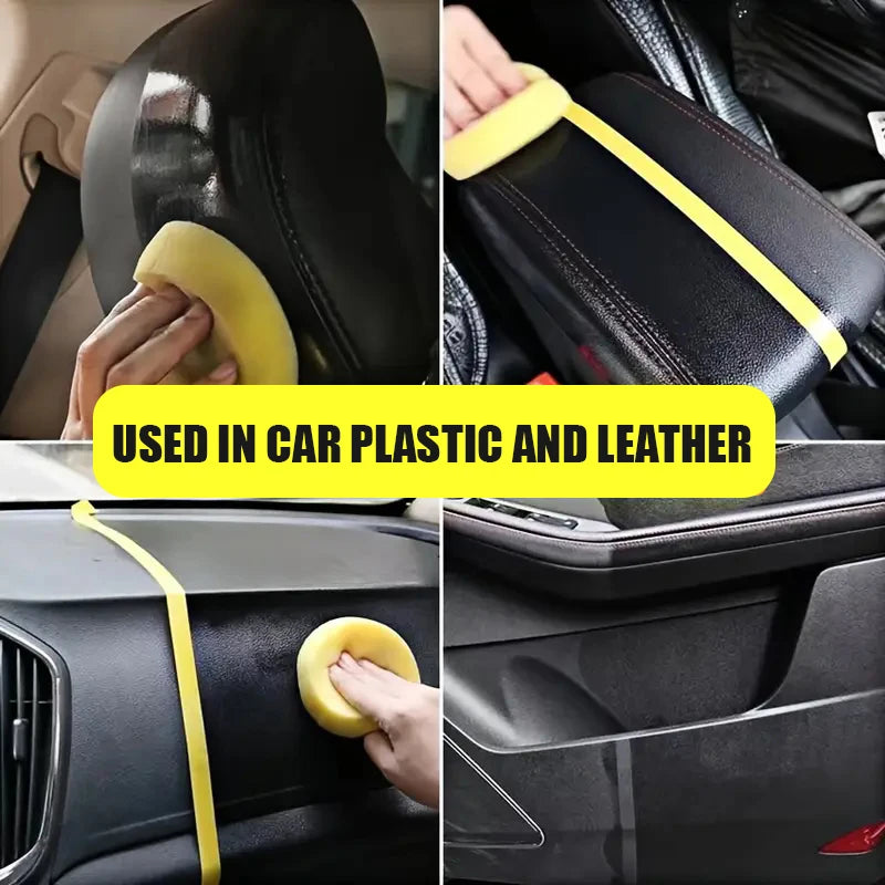 Agente de revestimento restaurador de plástico automotivo, borracha plástica automotiva, reparo externo, limpeza, renovação, agente de restauração, brilho preto, selagem, clareamento