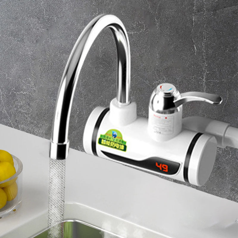 Torneira misturadora elétrica quente e fria 3000w torneira de aquecimento instantâneo rotação de 360 graus torneira de aquecimento rápido suprimentos digitais para cozinha e banheiro
