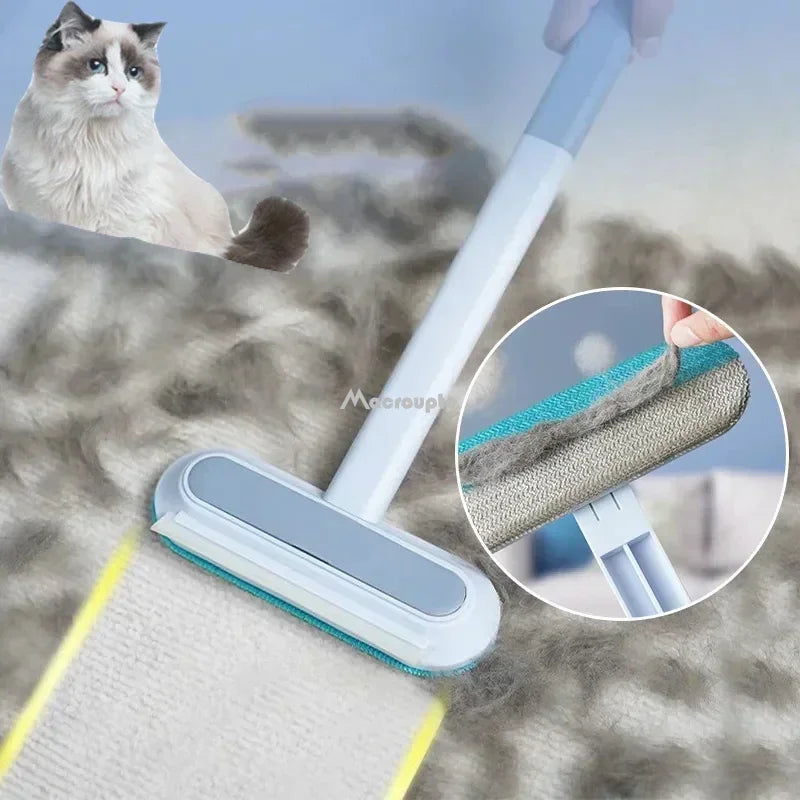 Escova multifuncional para remoção de pelos de gatos e animais de estimação, limpador manual de pelos de cachorro, removedor de fiapos, carpetes, cama, ferramentas para pelos de animais de estimação