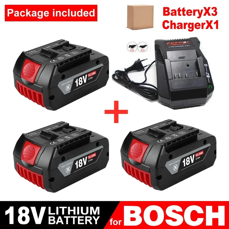 Original para Bosch 18V 10000MA sistema muito profissional ferramenta sem fio bat609 bat618 GBA18V 21700 bateria 18v bateria de substituição