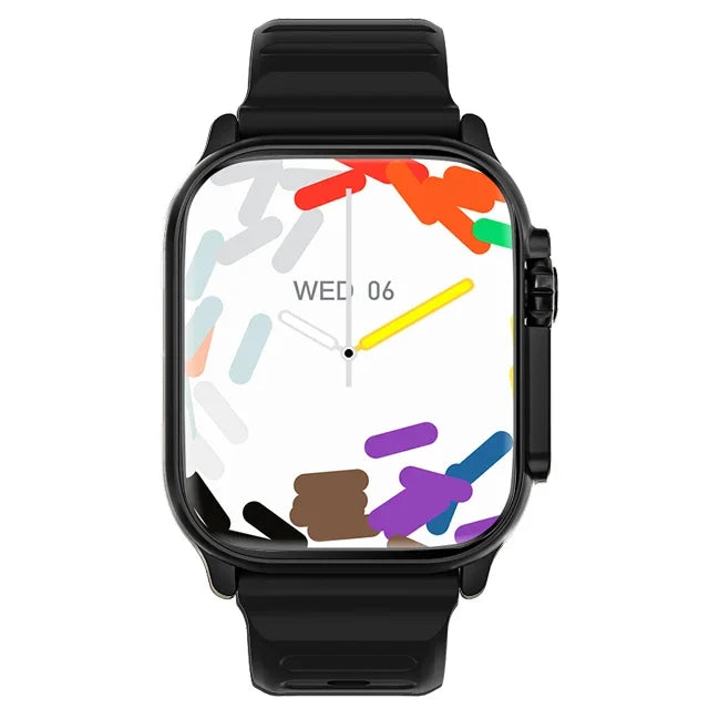 Relógio inteligente unissex T800 Ultra 2 2024, 49 mm, série 8, tela AMOLED de 2,3 polegadas, bússola NFC, à prova d'água para Apple Watch IWO Ultra 8
