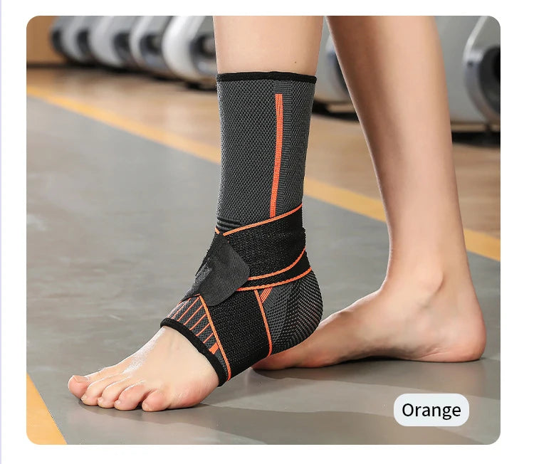 1 peça bandagem pressurizada suporte de tornozelo protetor de tornozelo cinta elástica para os pés fitness esportes academia badminton acessório