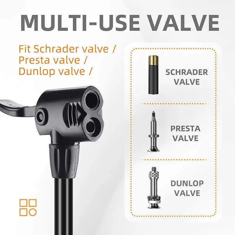 Bomba de bicicleta West Biking 160 psi bomba de bicicleta portátil de aço inoxidável Schrader pré-válvula infladora acessórios para bicicleta de estrada de montanha