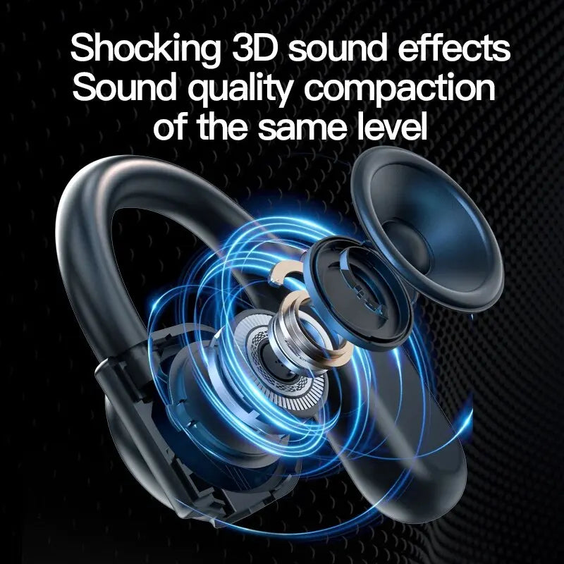 Fones de ouvido sem fio Fone de ouvido Bluetooth com microfone Fones de ouvido com cancelamento de ruído mãos-livres de condução óssea Fohr Driving Audifonos