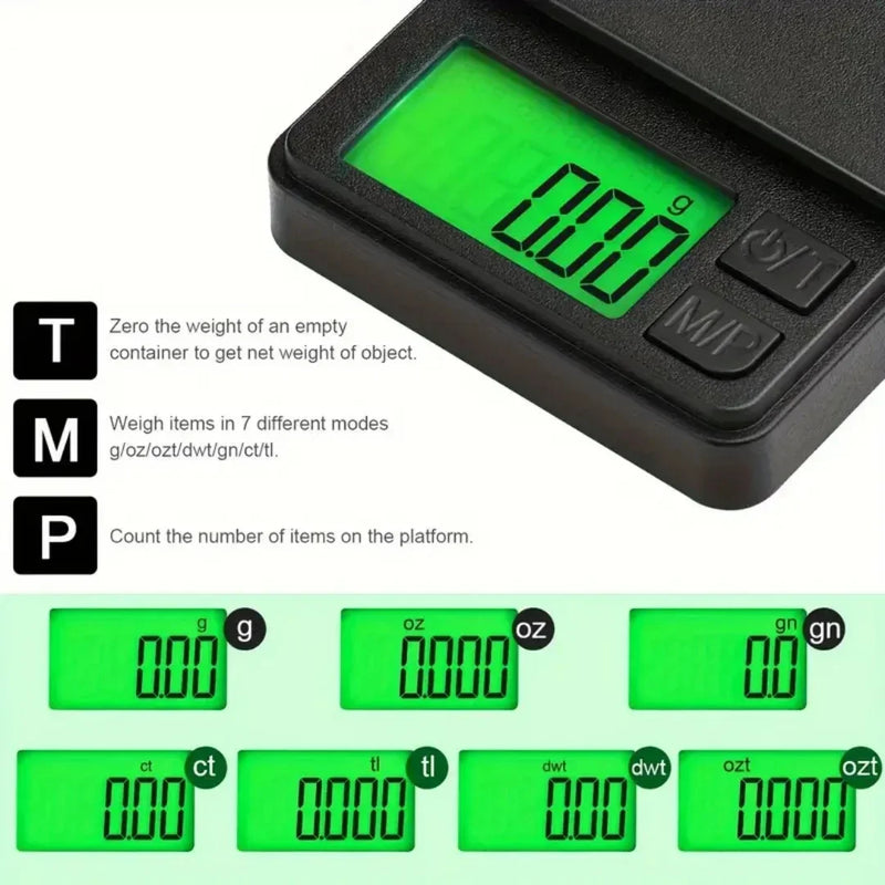 Balança digital eletrônica de joias com design mais recente, precisão de 0,01g, balança digital de bolso de alta qualidade, mini balança minúscula