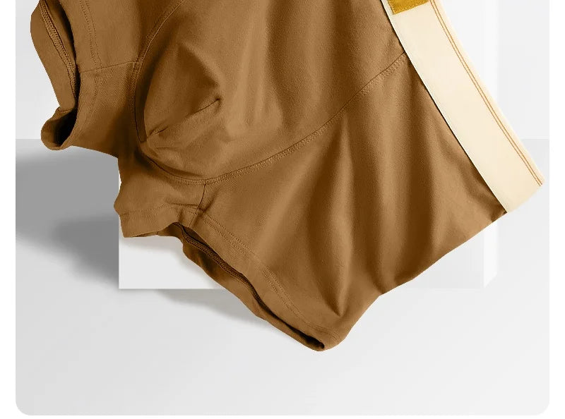 3 peças Cuecas Masculinas Boxer de Algodão Cueca Masculina Boxer Respirável U Convexo Cuecas Masculinas Sexy Trunks