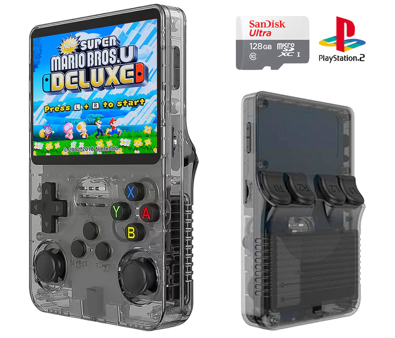 Portátil R36S™ Original - 21.500 Jogos de 20+ Consoles